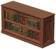 Zweistöckiges Bibliotheksbücherregal Icon
