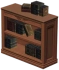 Bibliothèque raffinée en bois d'exquisetier Icon