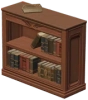 Bibliothèque basique en bois d'exquisetier