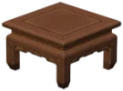 松木方形茶桌