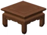 Square Pine Tea Table Icon
