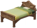 Bett „Innere Ruhe“ aus Adhigama-Holz
