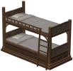 피나무 원목 「튼튼한」 침대
