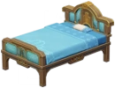 „Schlaf schön“-Bett aus Lindenholz