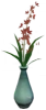花瓶-「満開の朱色」
