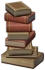 Ordentlicher Bücherstapel Icon