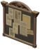 Aufgehängte Notiztafel Icon