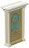 Прозрачная дворцовая дверь Icon