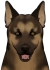 Kara Sırtlı Köpek Icon