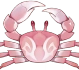 Pale Red Crab Icon
