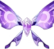 Кристальная бабочка Электро Icon