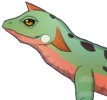 綠角蜥