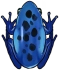 Rana azul Icon