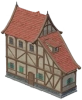 Casa de Mondstadt Antiga e Resistente ao Vento