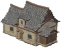 Bauernhaus mit hoher Mansarde Icon