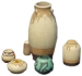 Закалённая глиняная ваза Icon