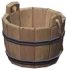 Cubo de madera resistente Icon