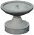 Fontanella a forma di coppa in pietra