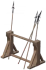 Оружейная стойка из твёрдого дерева Icon