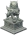 Statue de lion gardien « Protecteur »