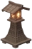 Lanterna Meichuu in legno Otogi Icon