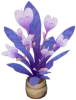 Hibisco estrellado: Bordado violeta