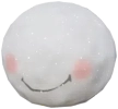 Testa del pupazzo di neve Felicità generale