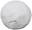 Tête de bonhomme de neige « Pas content »