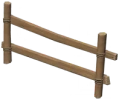 简易木制围栏