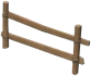 Clôture en bois simple Icon