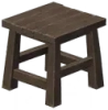 Eckiger „Rakushi“-Stuhl aus Otogi-Holz
