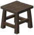 Eckiger „Rakushi“-Stuhl aus Otogi-Holz Icon