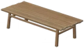 Mesa larga de pino Icon