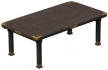 Mesa larga de madera onírica Icon