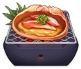 Kourayaki d'œufs de crabe (suspect)