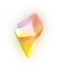 Frammento di diamante brillante Icon
