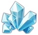 Frammento di cristallo brinato Icon