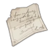 Page of Scribbled Writing Icon