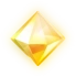 Cristal amarillo claro Icon
