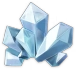 Средний красивый кристалл Icon