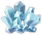 Hübscher großer Kristall Icon