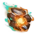 Œil lucide enflammé Icon