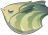 Pesce mezzaluna color giada
