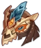 Demon-Warrior's Feather Mask Icon