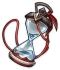 Martial Artist's Water Hourglass Icon
