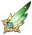 Piuma della Cacciatrice smeraldo