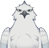 Falco bianco seta